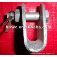 Electric power fittings for overhead line-Socket clevis eye